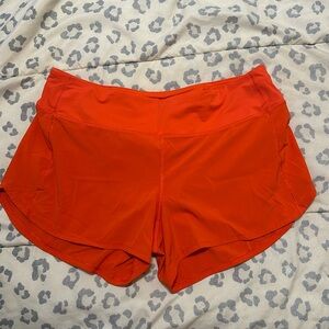 Lululemon high rise speed up shorts
